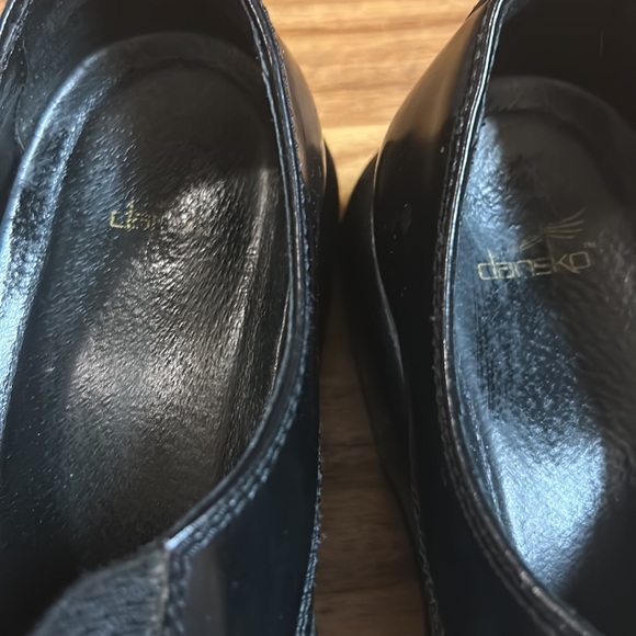 Dansko 90s Y2K Leather Wingtip Oxford Chunky Platform Shoes Made in Portugal - Picture 5 of 10